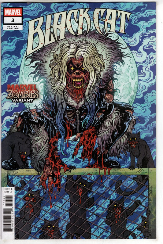 Marvel NEW THIS WEEK BLACK CAT #3 MARIA WOLF MARVEL ZOMBIES VARIANT