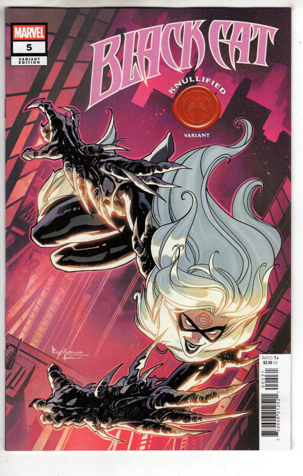 Marvel NEW THIS WEEK BLACK CAT #5 ROGE ANTONIO KNULLIFIED VARIANT