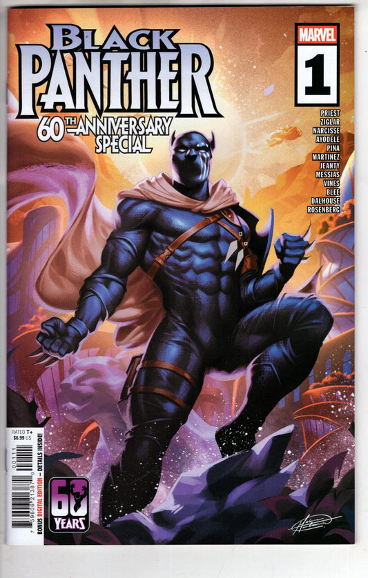 Marvel NEW THIS WEEK BLACK PANTHER 60TH ANNIVERSARY SPECIAL #1 (VF/NM)