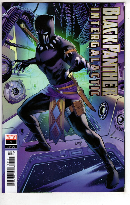 Marvel NEW THIS WEEK BLACK PANTHER: INTERGALACTIC #1 GREG LAND BLACK PANTHER VARIANT