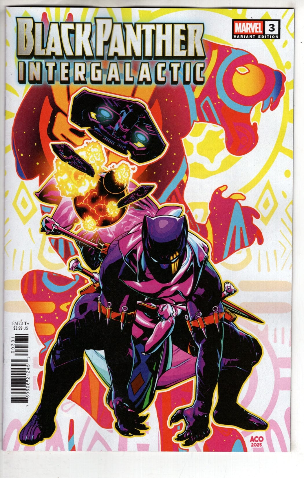 Marvel NEW THIS WEEK BLACK PANTHER: INTERGALACTIC #3 ACO VARIANT (VF/NM)