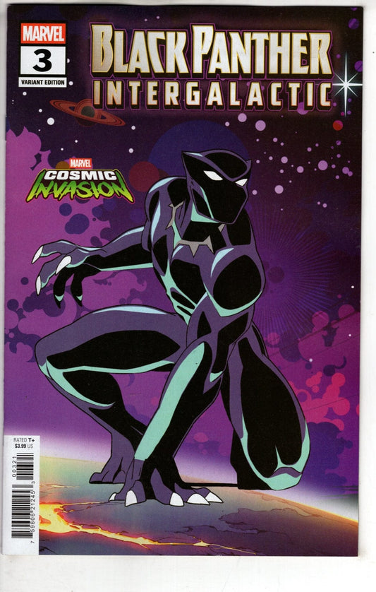 Marvel NEW THIS WEEK BLACK PANTHER: INTERGALACTIC #3 MARVEL COSMIC INVASION VARIANT (VF/NM)