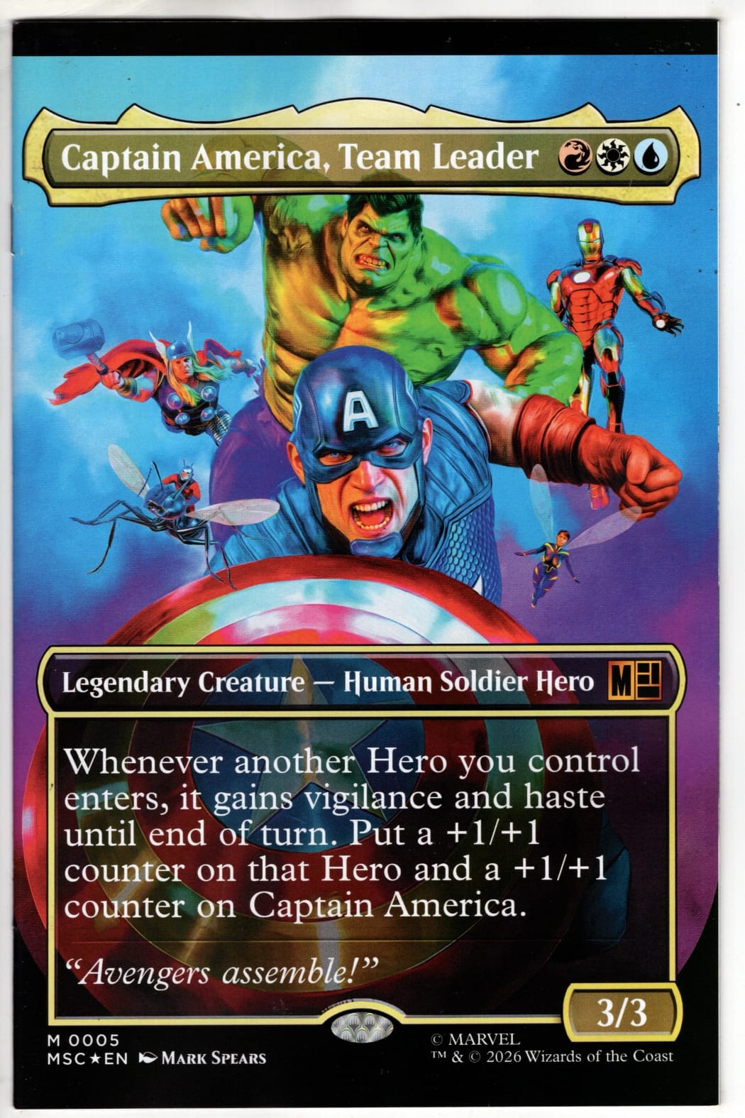 Marvel NEW THIS WEEK CAPTAIN AMERICA #12 TBD ARTIST MAGIC: THE GATHERING VARIANT [ARM] (VF/NM)