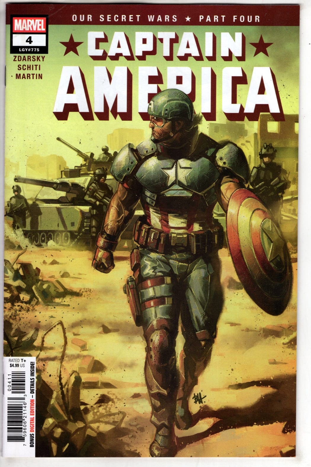 Marvel NEW THIS WEEK CAPTAIN AMERICA #4