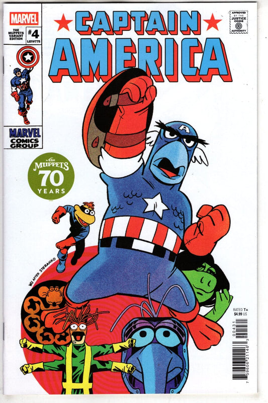 Marvel NEW THIS WEEK CAPTAIN AMERICA #4 MUPPETS VARIANT