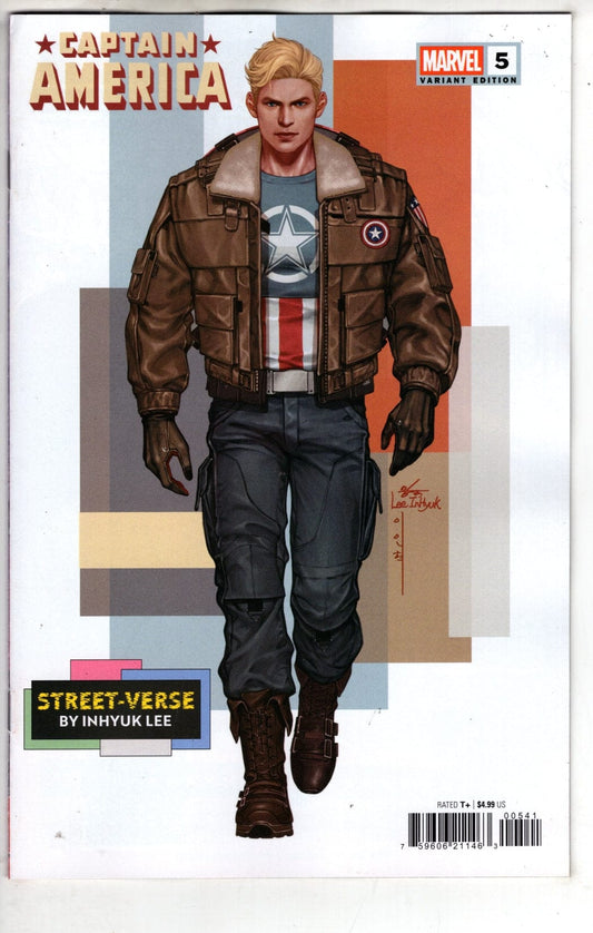 Marvel NEW THIS WEEK CAPTAIN AMERICA #5 INHYUK LEE STREET-VERSE VARIANT [VF/NM]