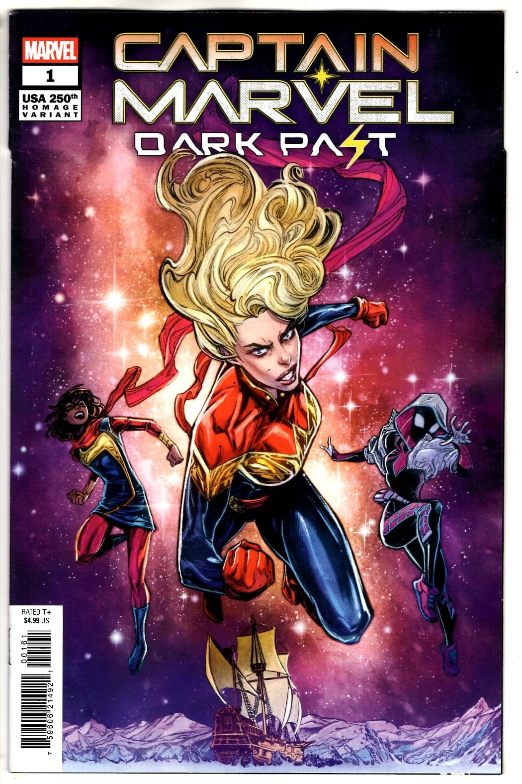 Marvel NEW THIS WEEK CAPTAIN MARVEL: DARK PAST #1 JOELLE JONES 250TH HOMAGE VARIANT (VF/NM)