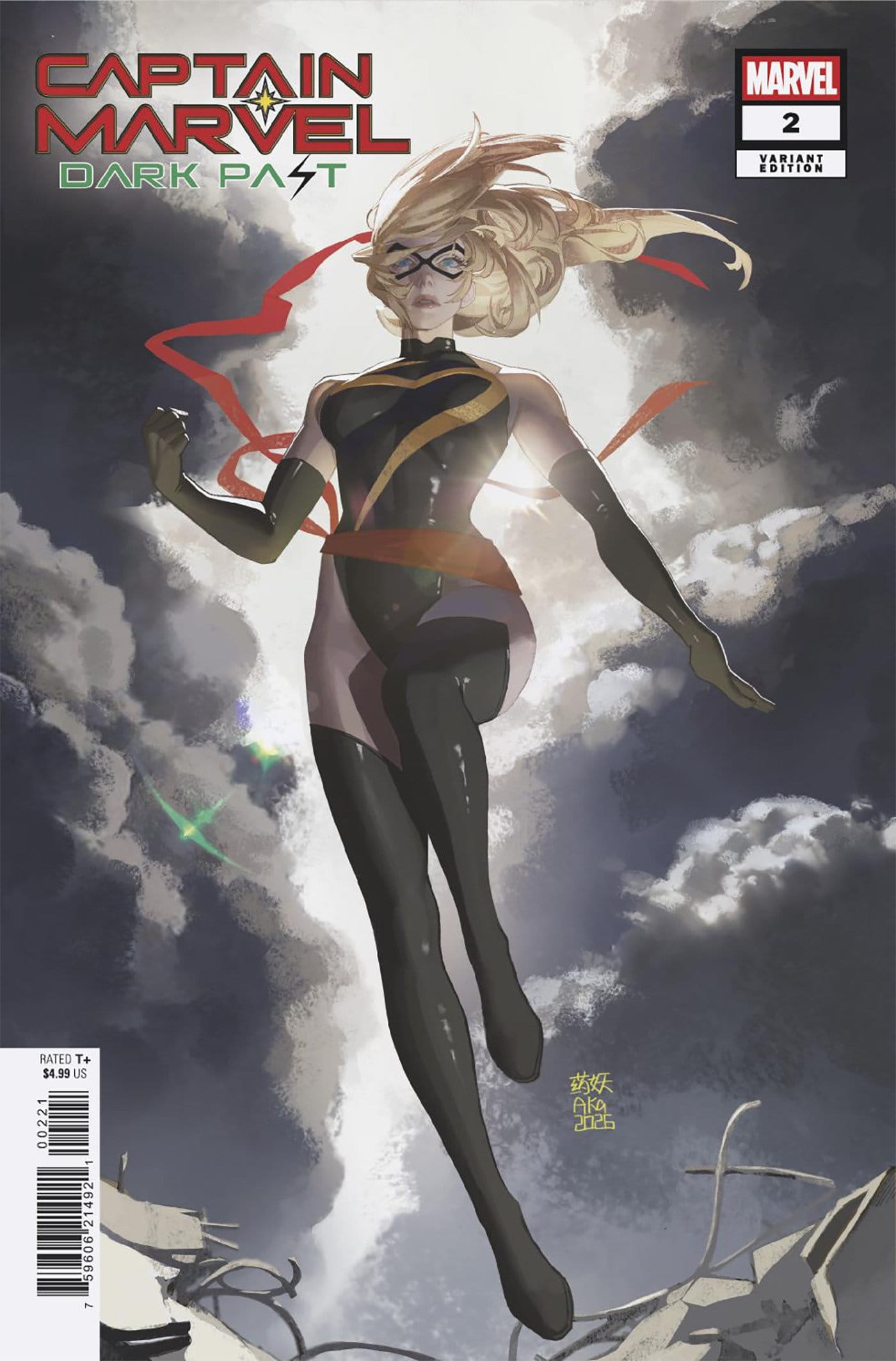 Marvel NEW THIS WEEK CAPTAIN MARVEL: DARK PAST #2 AKA MS. MARVEL VARIANT (VF/NM)