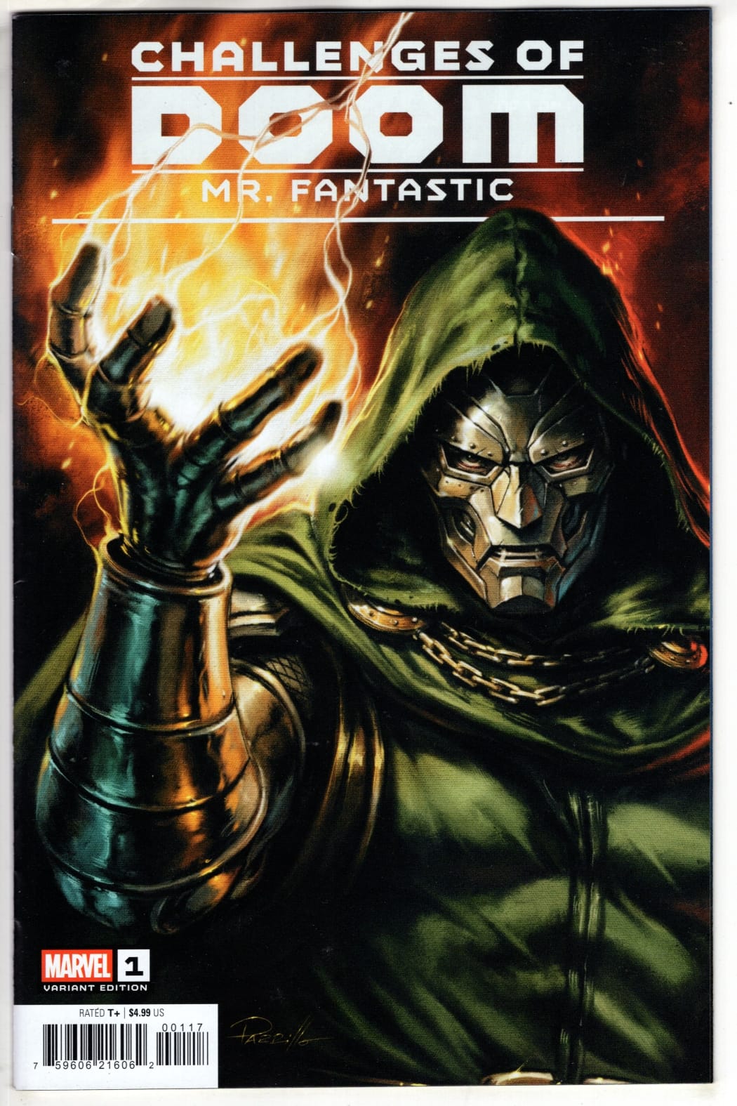 Marvel NEW THIS WEEK CHALLENGES OF DOOM: MR. FANTASTIC #1 LUCIO PARRILLO VARIANT (VF/NM)