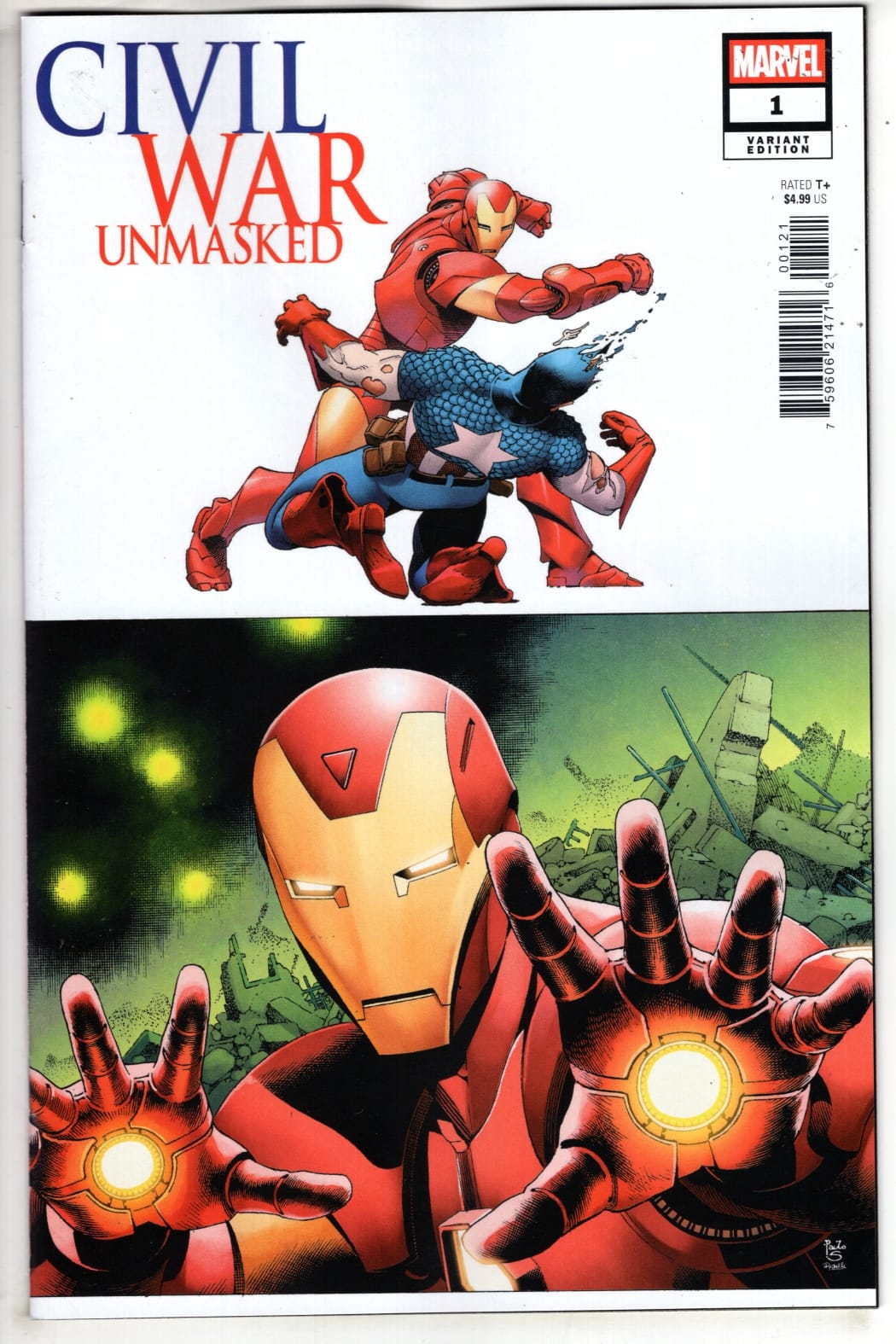 Marvel NEW THIS WEEK CIVIL WAR: UNMASKED #1 PAULO SIQUEIRA VARIANT (VF/NM)