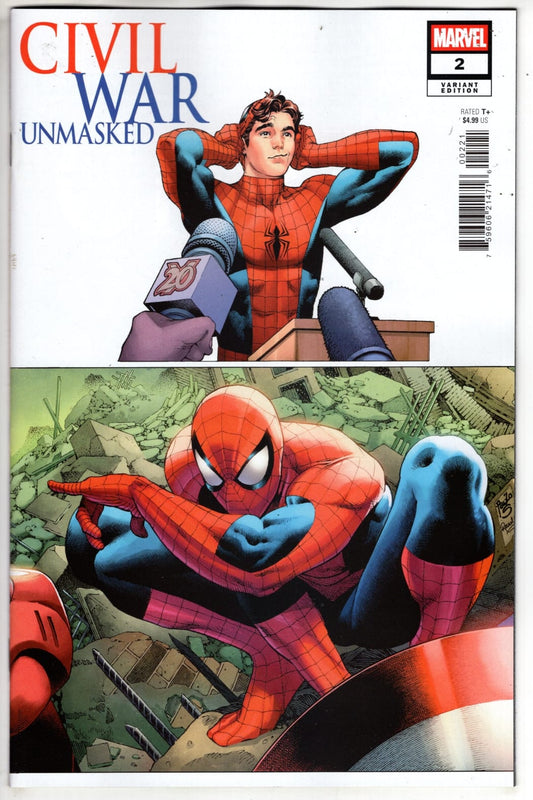 Marvel NEW THIS WEEK CIVIL WAR: UNMASKED #2 PAULO SIQUEIRA 5-PART CONNECTING VARIANT (VF/NM)
