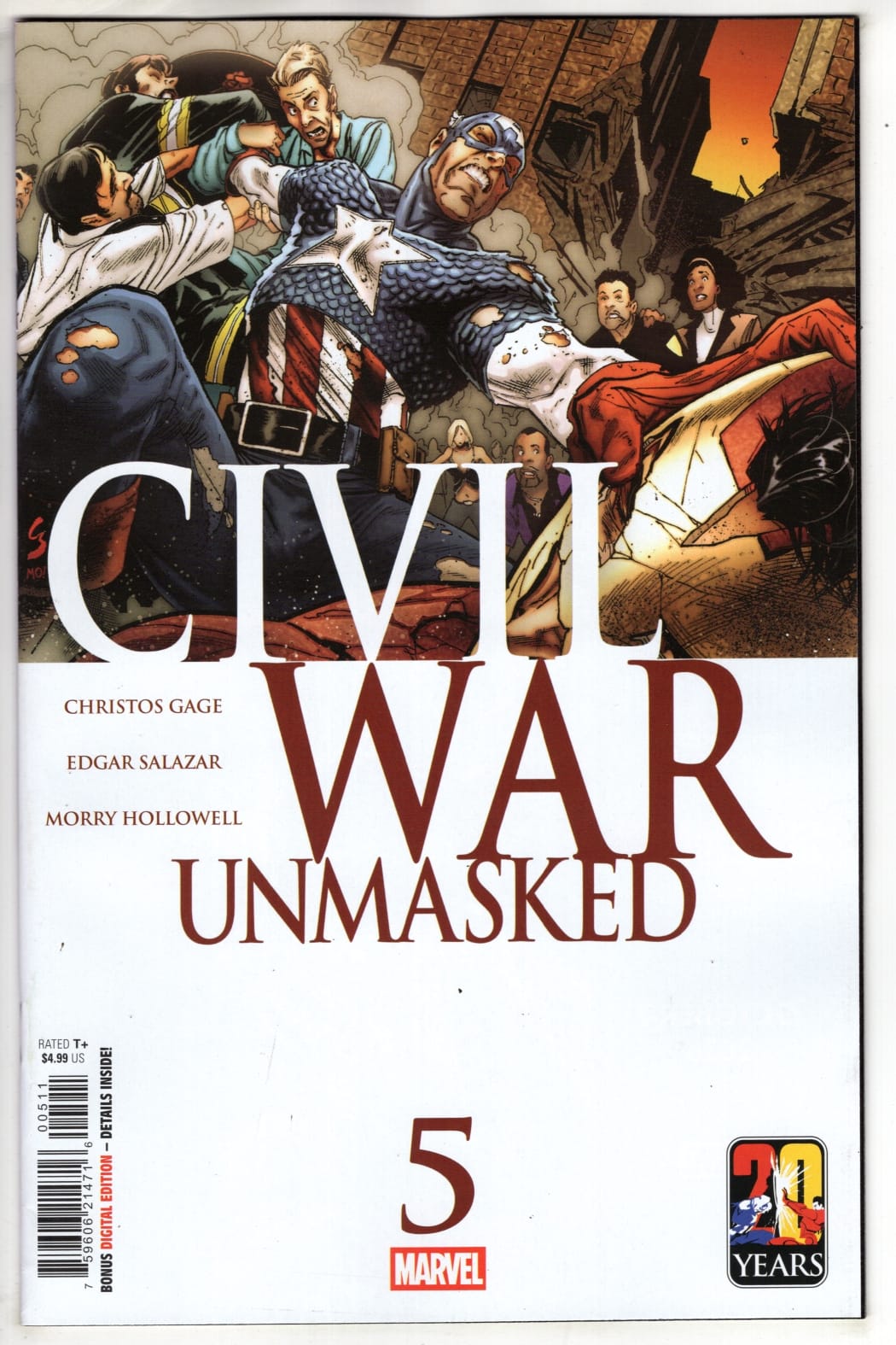 Marvel NEW THIS WEEK CIVIL WAR: UNMASKED #5 (VF/NM)