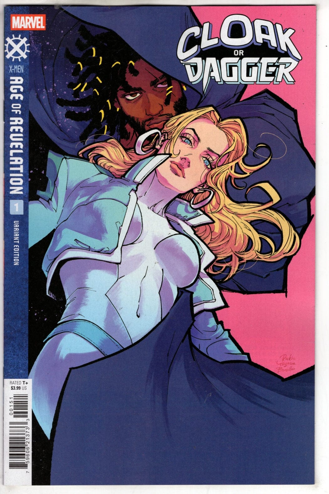 Marvel NEW THIS WEEK CLOAK OR DAGGER #1 RICKIE YAGAWA CLOAK & DAGGER VARIANT [AOR]