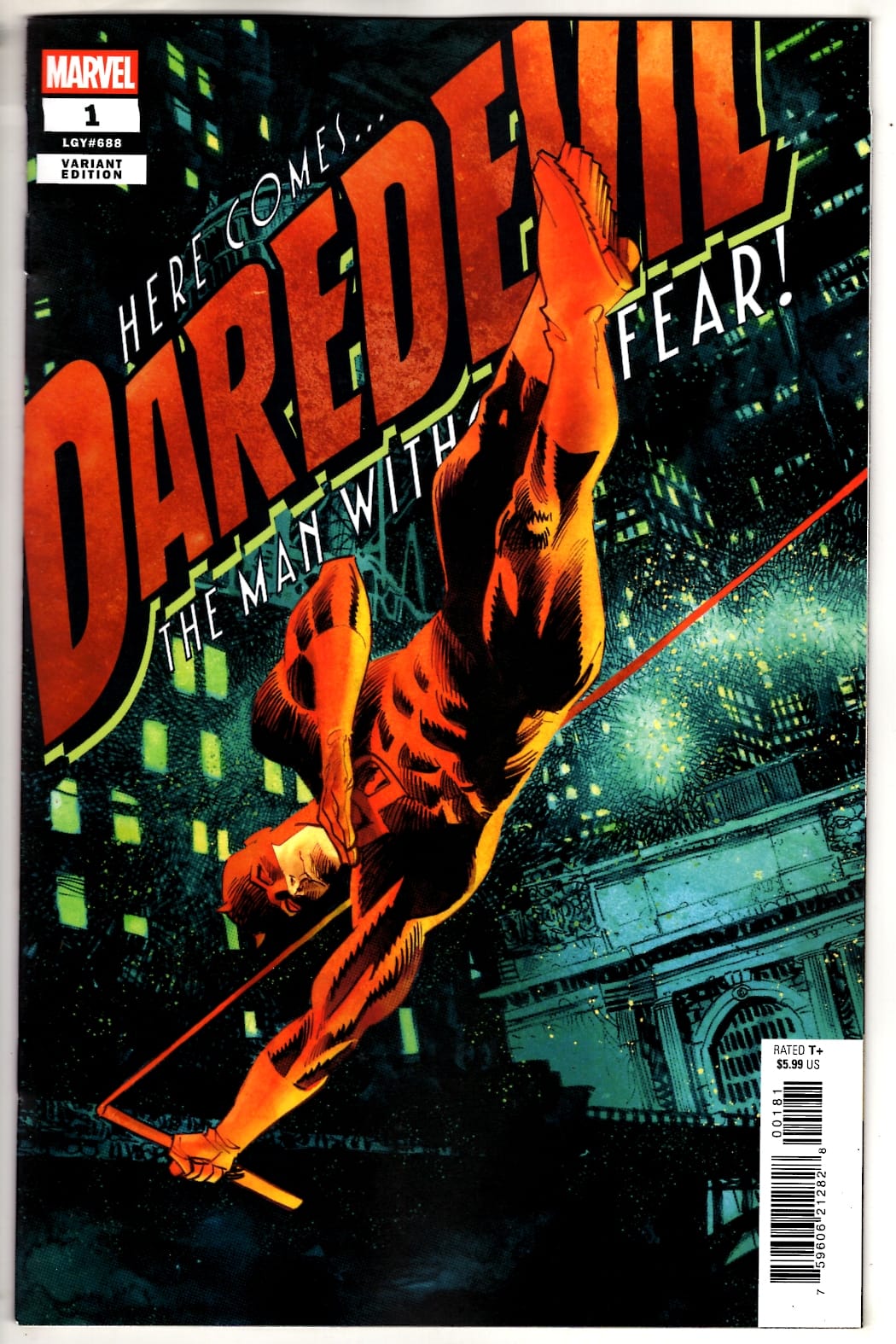 Marvel NEW THIS WEEK DAREDEVIL #1 DAN PANOSIAN VARIANT (VF/NM)