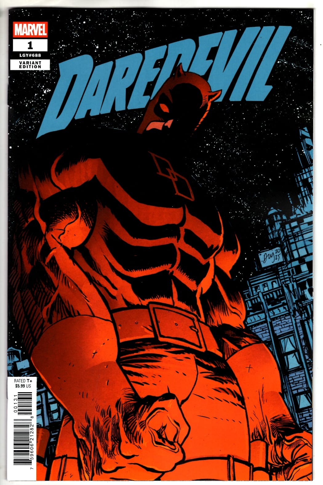 Marvel NEW THIS WEEK DAREDEVIL #1 DANIEL WARREN JOHNSON VARIANT (VF/NM)