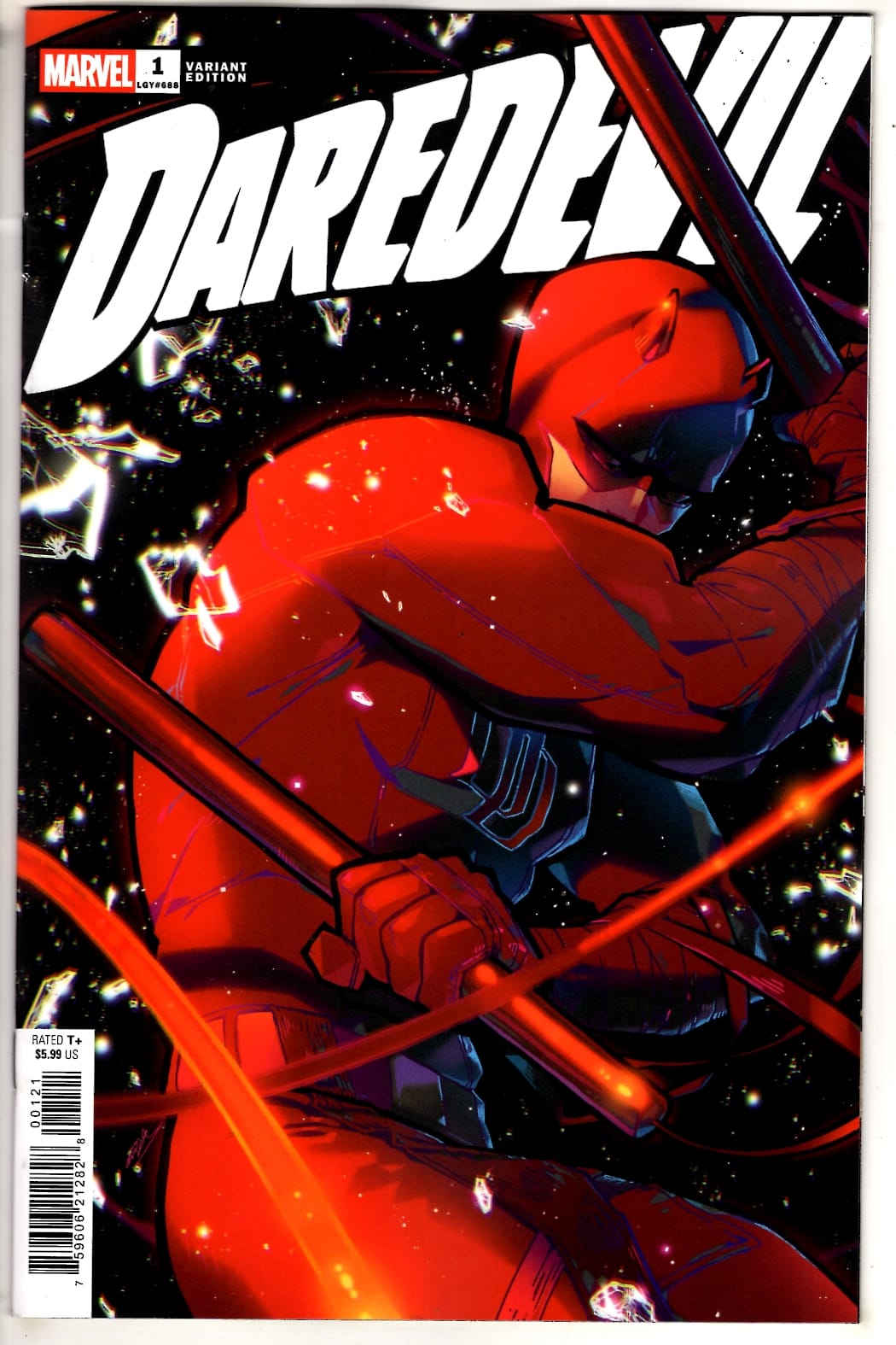 Marvel NEW THIS WEEK DAREDEVIL #1 ROSE BESCH VARIANT (VF/NM)