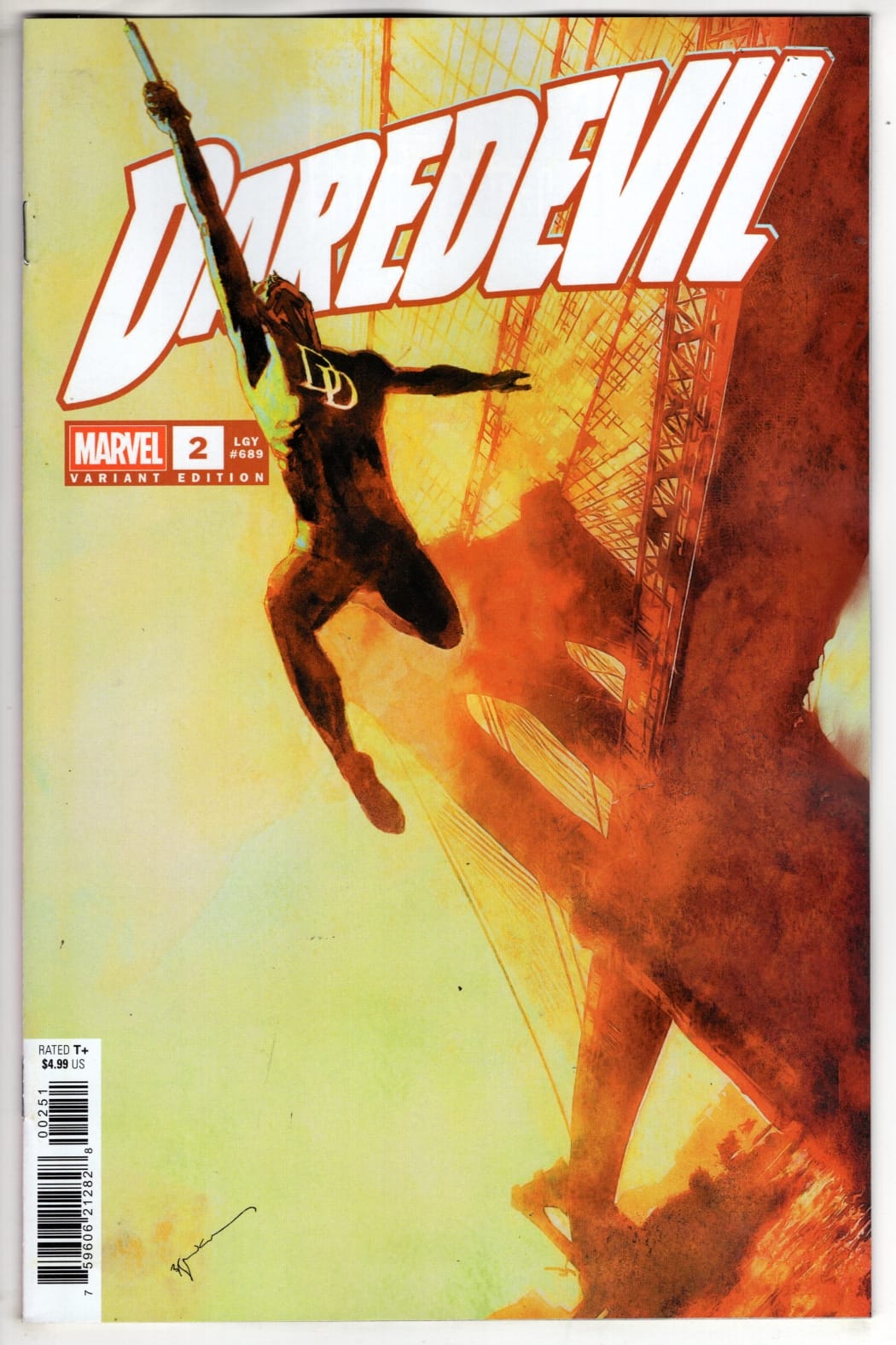 Marvel NEW THIS WEEK DAREDEVIL #2 BILL SIENKIEWICZ VARIANT (VF/NM)