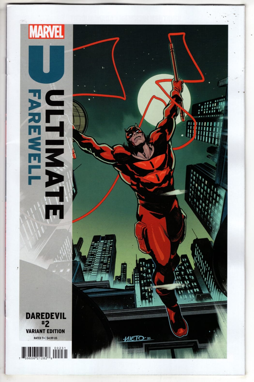 Marvel NEW THIS WEEK DAREDEVIL #2 CARLOS NIETO ULTIMATE FAREWELL VARIANT (VF/NM)