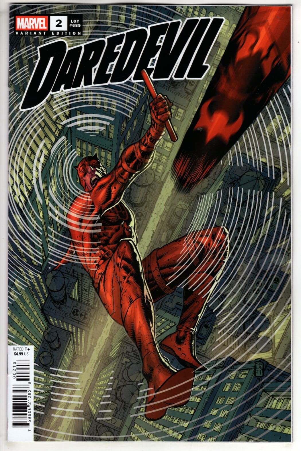 Marvel NEW THIS WEEK DAREDEVIL #2 STEPHEN PLATT VARIANT (VF/NM)