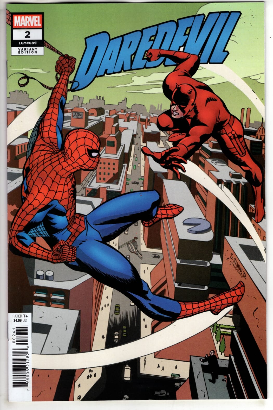 Marvel NEW THIS WEEK DAREDEVIL #2 STEVE RUDE VARIANT (VF/NM)