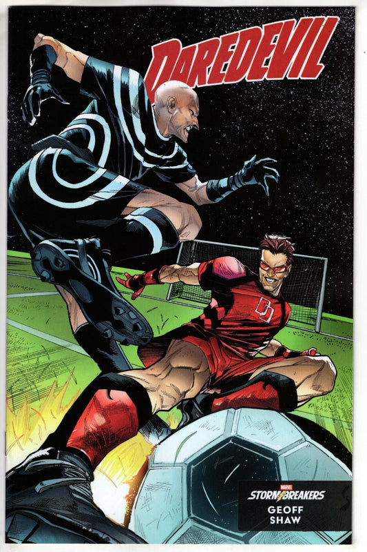 Marvel NEW THIS WEEK DAREDEVIL #4 GEOFF SHAW MARVEL SOCCER VARIANT (VF/NM)