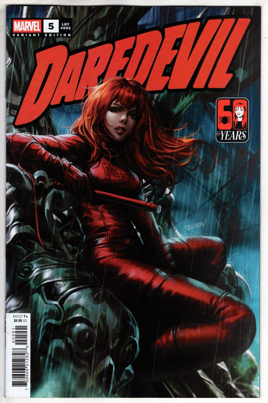 MARVEL NEW THIS WEEK DAREDEVIL #5 DERRICK CHEW MARY JANE WATSON VARIANT (VF/NM)