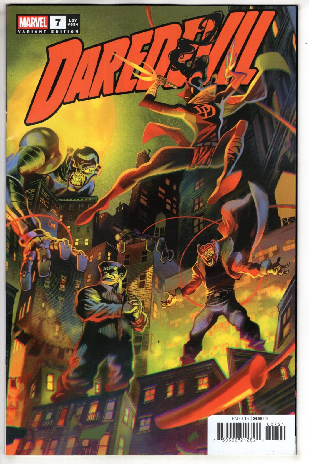 Marvel NEW THIS WEEK DAREDEVIL #7 FLAVIANO 2-PART CONNECTING VARIANT (VF/NM)