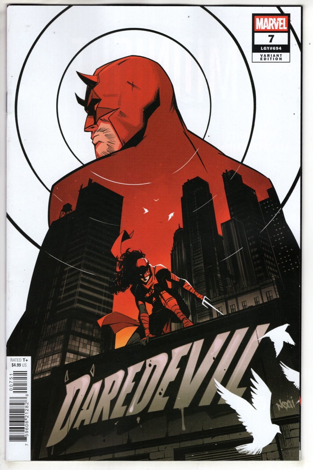 Marvel NEW THIS WEEK DAREDEVIL #7 NOGI SAN VARIANT (VF/NM)