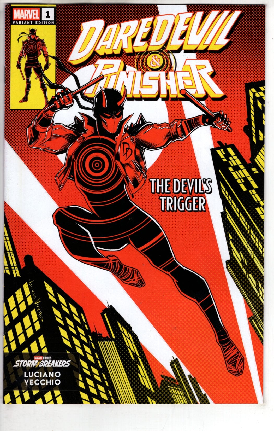 Marvel NEW THIS WEEK DAREDEVIL/PUNISHER: THE DEVIL'S TRIGGER #1  COSTUME VARIANT