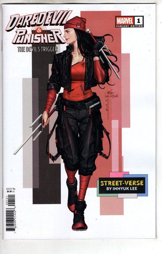 Marvel NEW THIS WEEK DAREDEVIL/PUNISHER: THE DEVIL'S TRIGGER #1 INHYUK LEE STREET-VERSE VARIANT