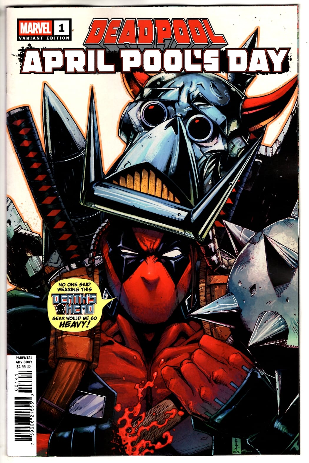 Marvel NEW THIS WEEK DEADPOOL: APRIL POOL'S DAY #1 KEI ZAMA DEATH'S HEAD VARIANT (VF/NM)