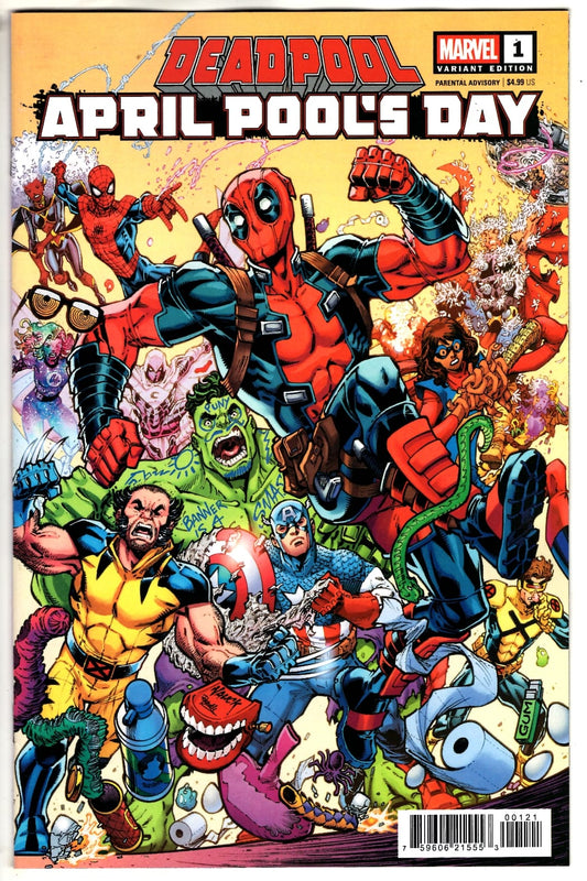 Marvel NEW THIS WEEK DEADPOOL: APRIL POOL'S DAY #1 TODD NAUCK VARIANT (VF/NM)