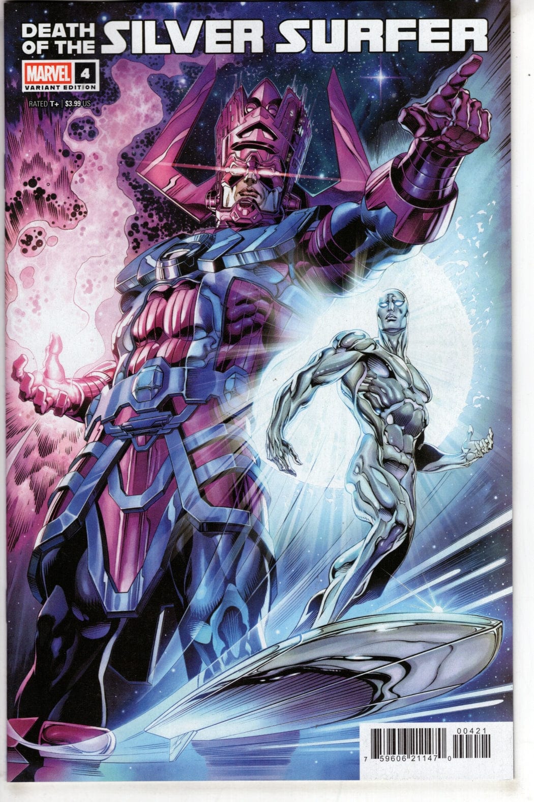 Marvel NEW THIS WEEK DEATH OF THE SILVER SURFER #4 CLAUDIO CASTELLINI VARIANT