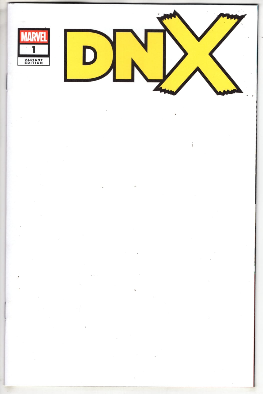 Marvel NEW THIS WEEK DNX #1 BLANK COVER VARIANT A (VF/NM)