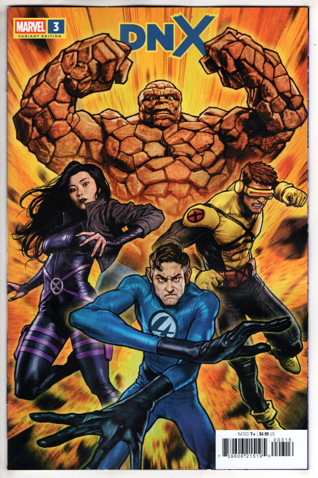 Marvel NEW THIS WEEK DNX #3 STONEHOUSE VARIANT (VF/NM)