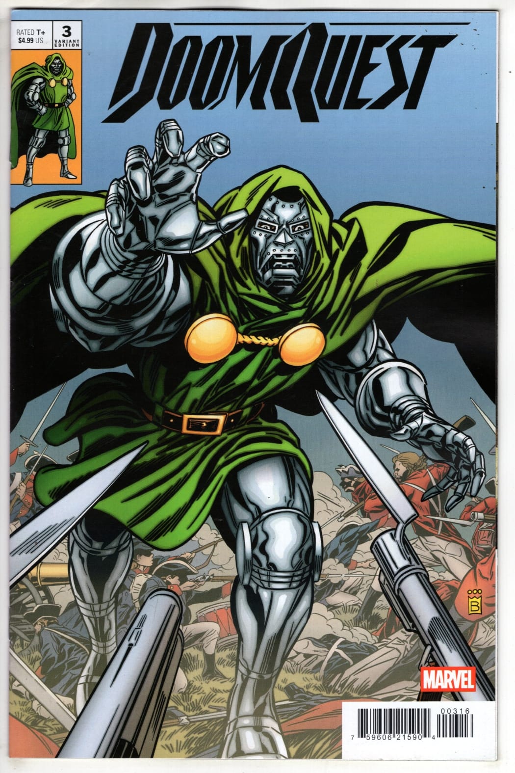 Marvel NEW THIS WEEK DOOMQUEST #3 MARK BUCKINGHAM VARIANT (VF/NM)