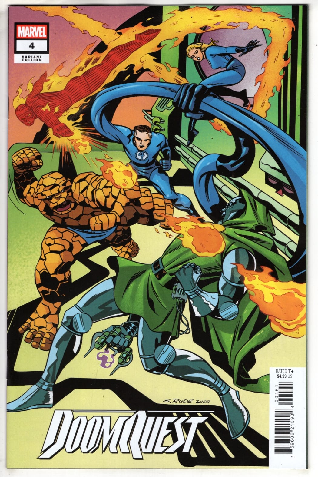 Marvel NEW THIS WEEK DOOMQUEST #4 STEVE RUDE VARIANT (VF/NM)