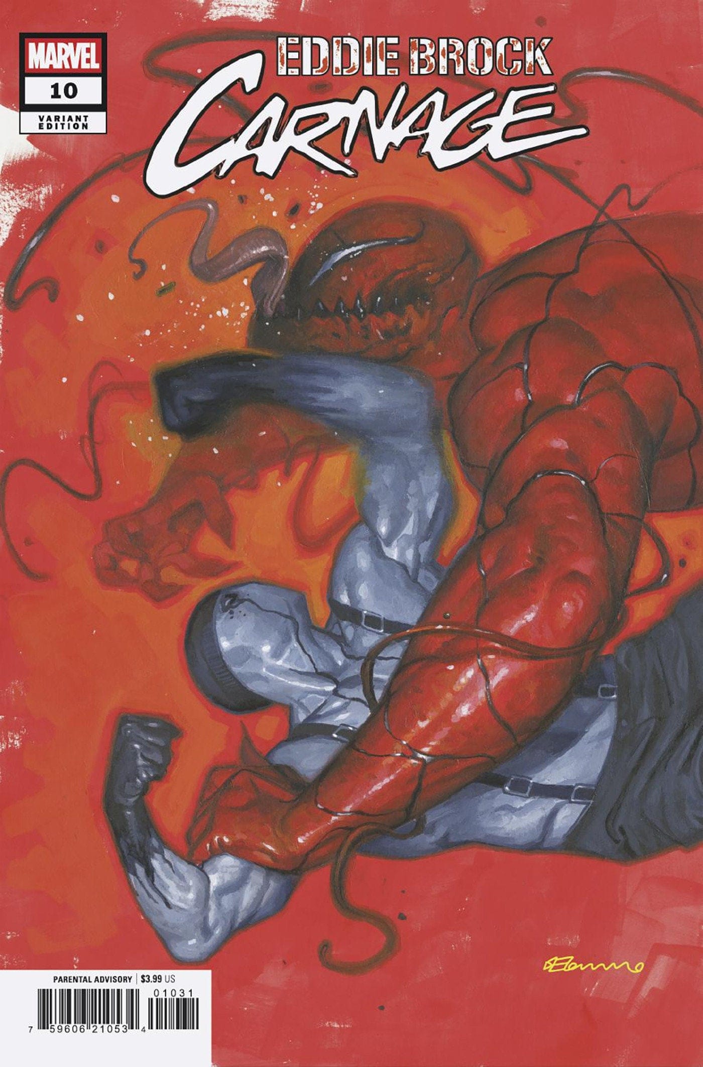Marvel NEW THIS WEEK EDDIE BROCK: CARNAGE #10 FABRIZIO DE TOMMASO VARIANT [VF/NM]