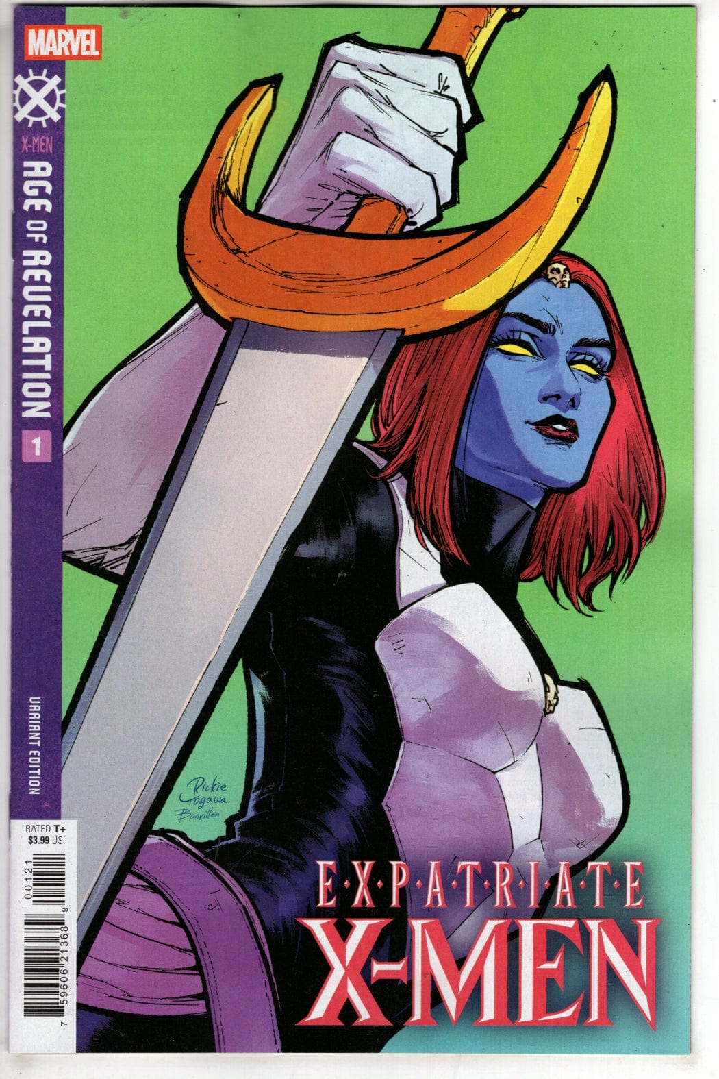 Marvel NEW THIS WEEK EXPATRIATE X-MEN #1 RICKIE YAGAWA MYSTIQUE VARIANT [AOR]