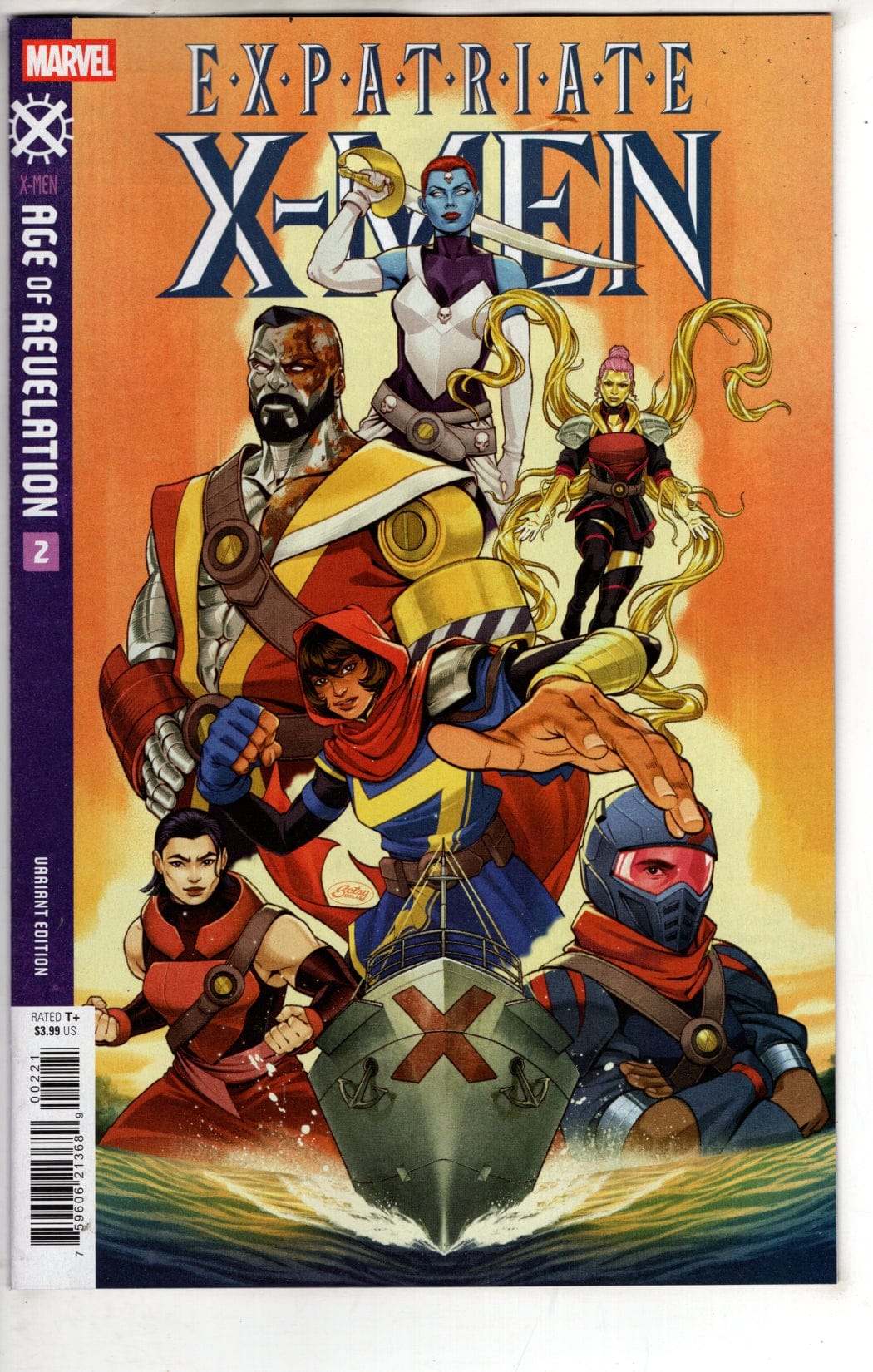 Marvel NEW THIS WEEK EXPATRIATE X-MEN #2 BETSY COLA VARIANT [AOR]