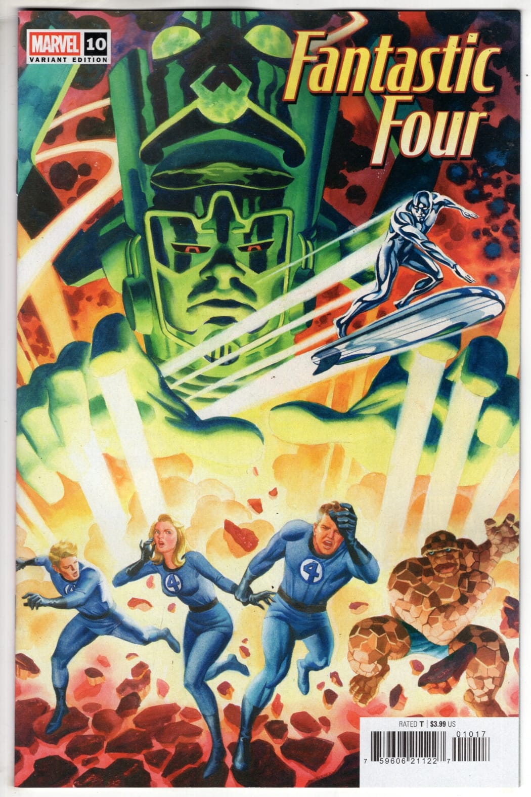 Marvel NEW THIS WEEK FANTASTIC FOUR #10 STEVE RUDE VARIANT (VF/NM)