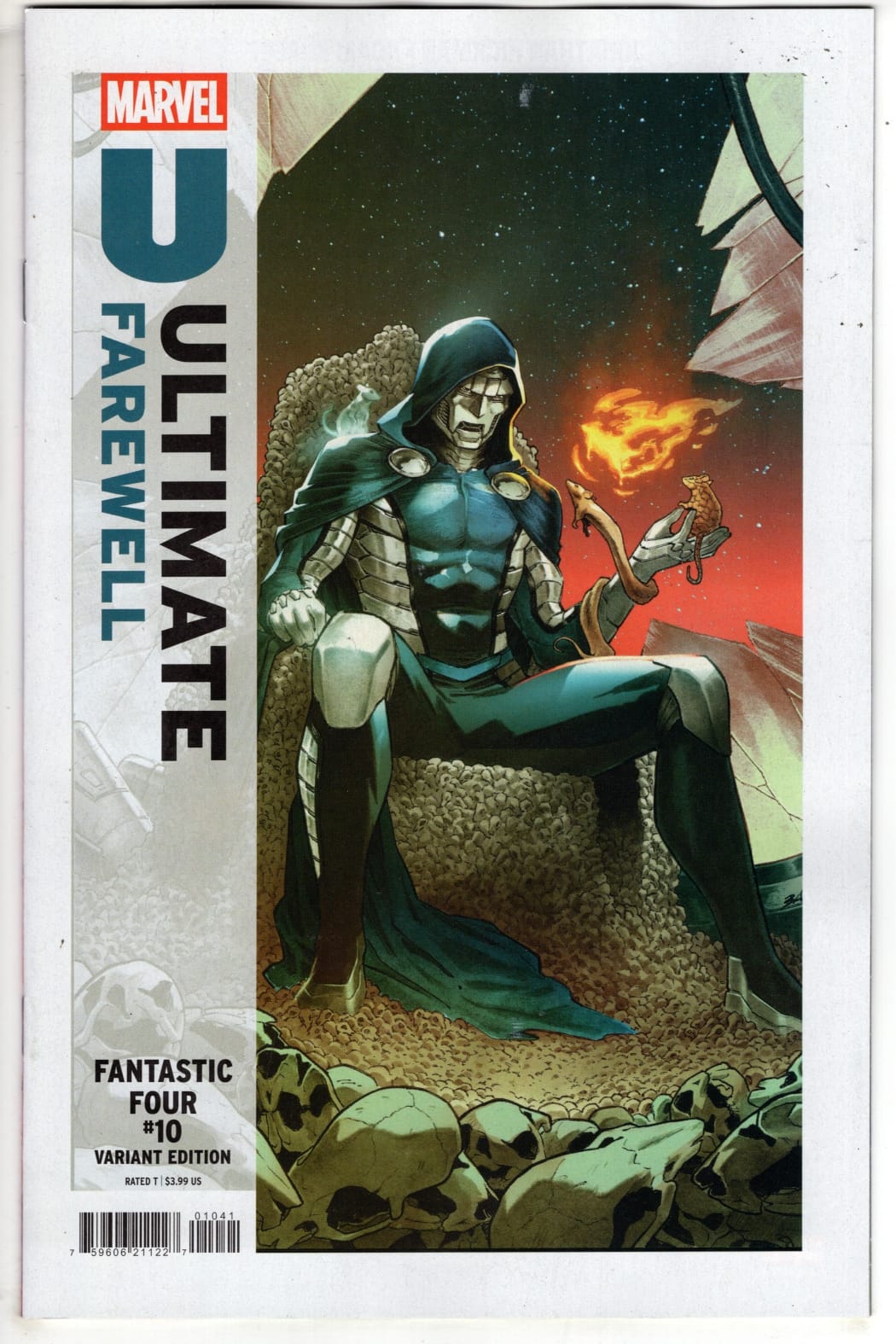 Marvel NEW THIS WEEK FANTASTIC FOUR #10 TBD ARTIST ULTIMATE FAREWELL VARIANT (VF/NM)