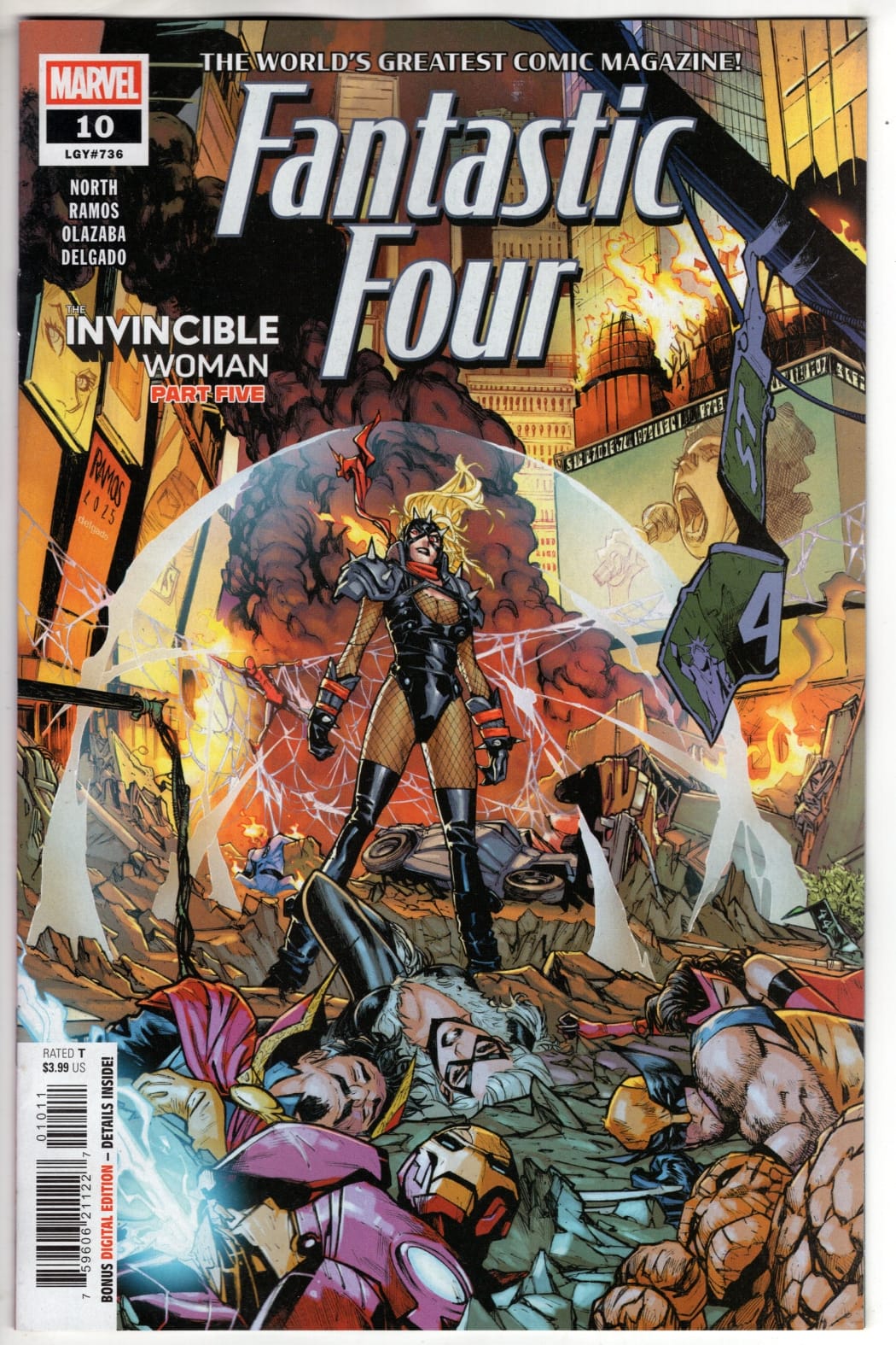 Marvel NEW THIS WEEK FANTASTIC FOUR #10 (VF/NM)