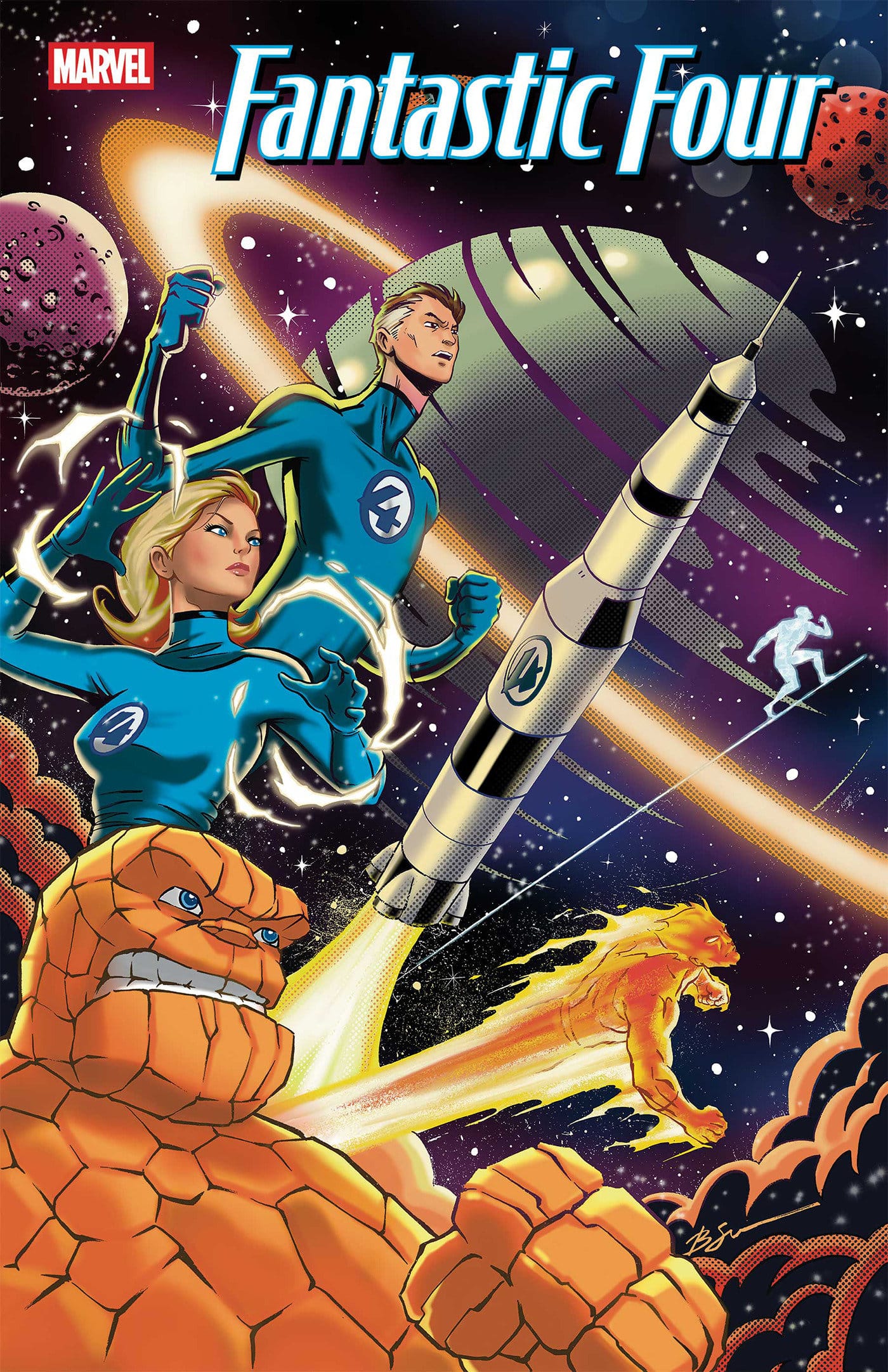 Marvel NEW THIS WEEK FANTASTIC FOUR #11 BEN SU FOIL VARIANT (VF/NM)