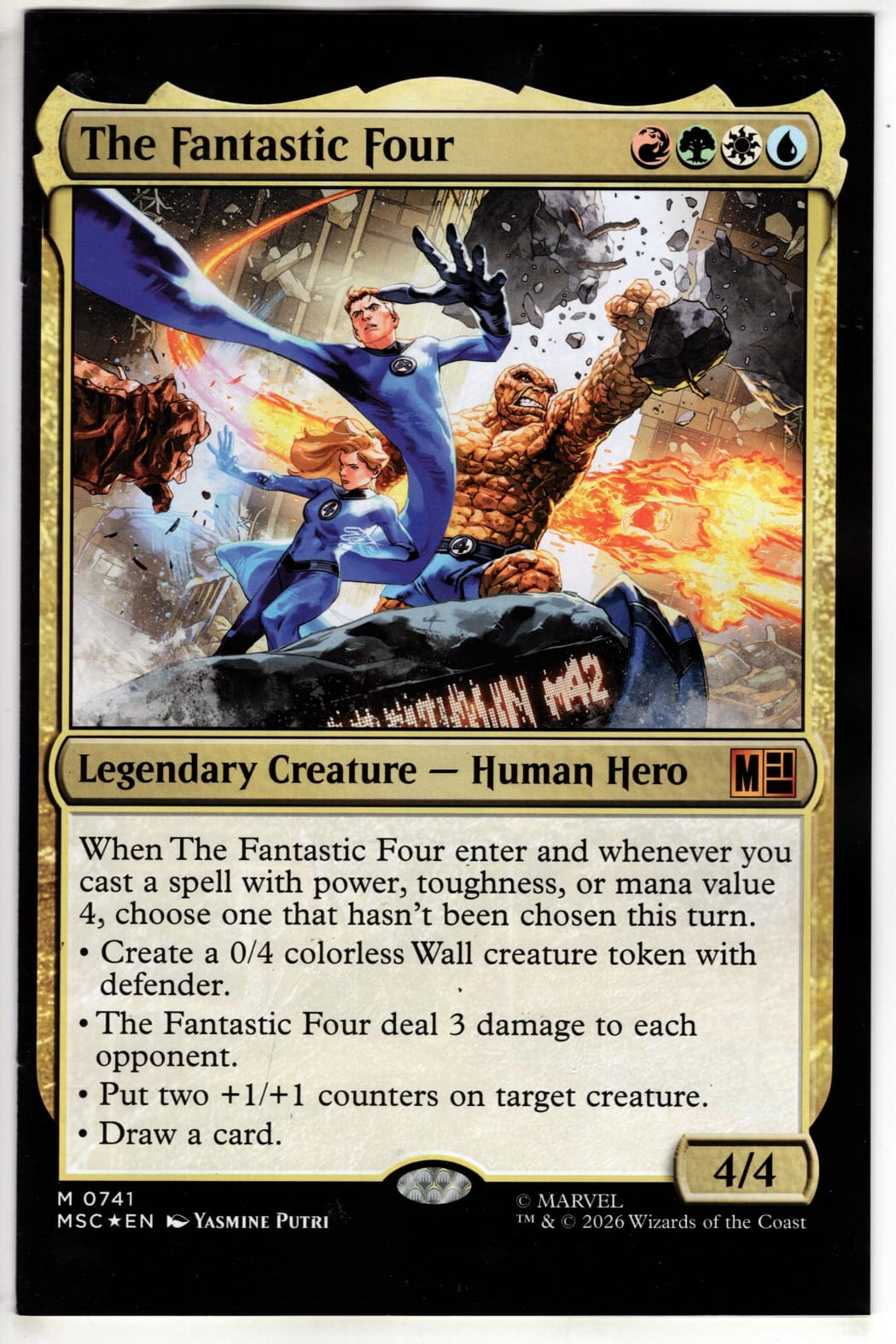 Marvel NEW THIS WEEK FANTASTIC FOUR #12 TBD ARTIST MAGIC: THE GATHERING VARIANT (VF/NM)