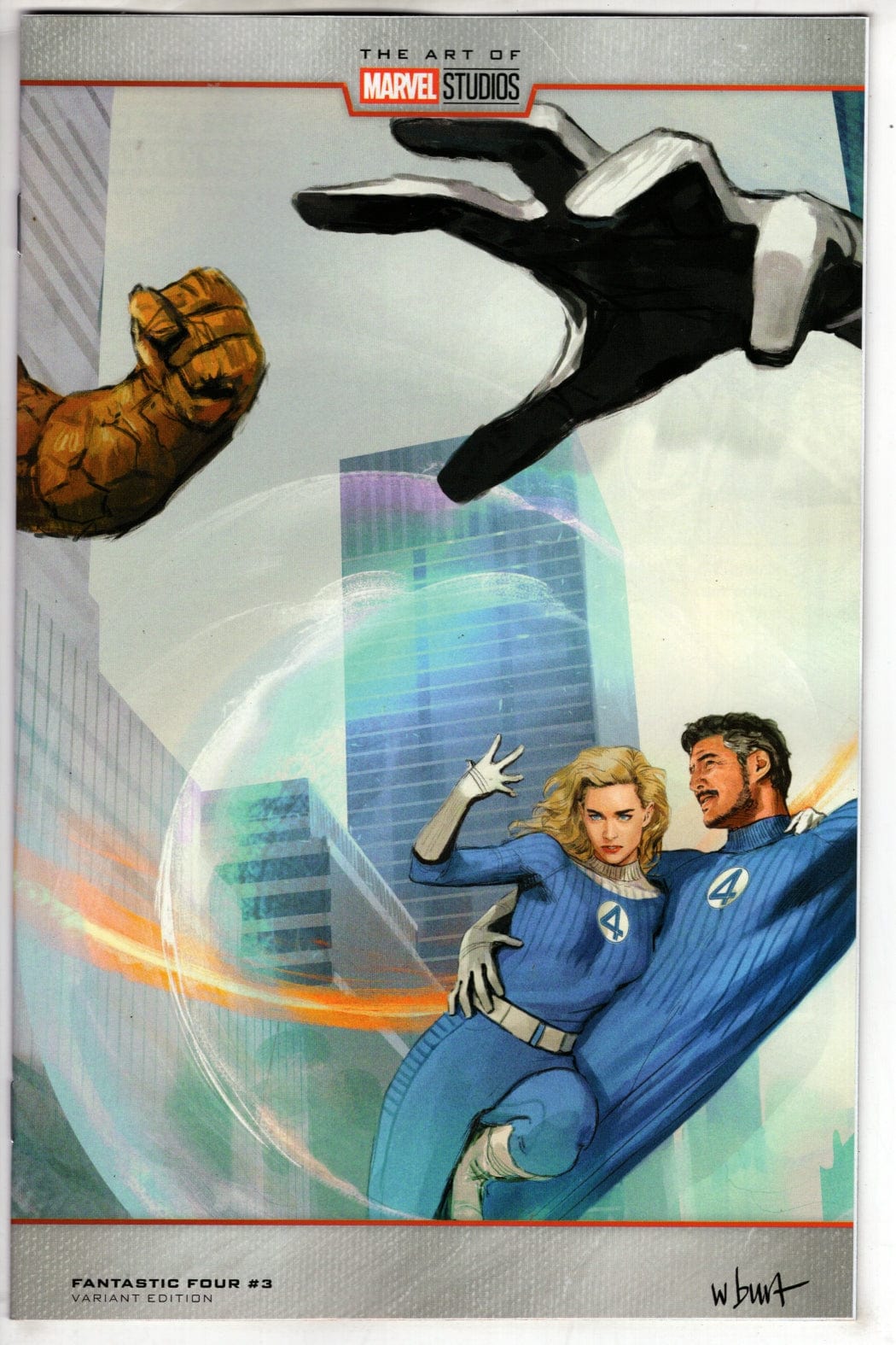 Marvel NEW THIS WEEK FANTASTIC FOUR #3 WESLEY BURT MARVEL STUDIOS WRAPAROUND VARIANT [DOOM]