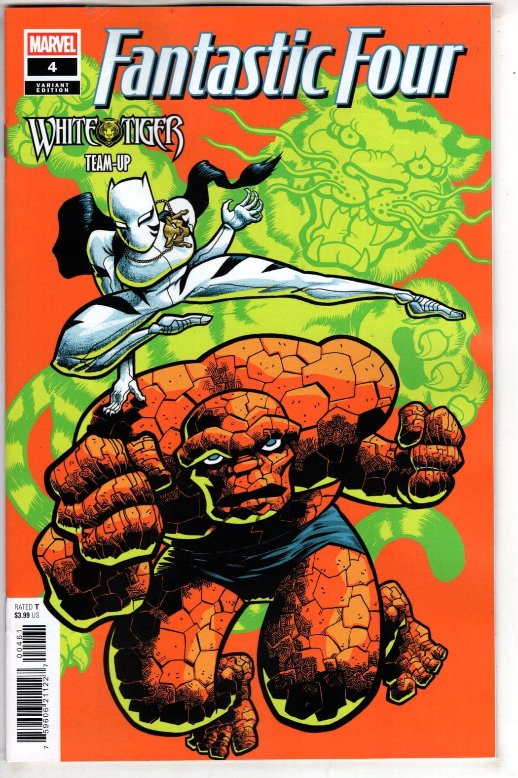 Marvel NEW THIS WEEK FANTASTIC FOUR #4 J. GONZO WHITE TIGER TEAM-UP VARIANT