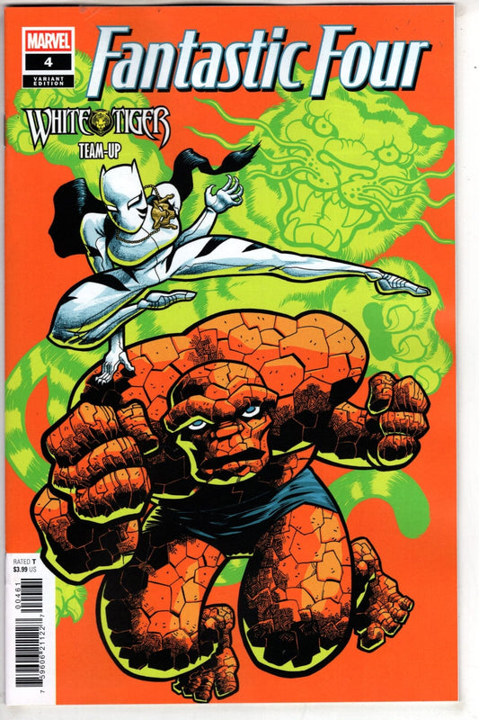 Marvel NEW THIS WEEK FANTASTIC FOUR #4 J. GONZO WHITE TIGER TEAM-UP VARIANT