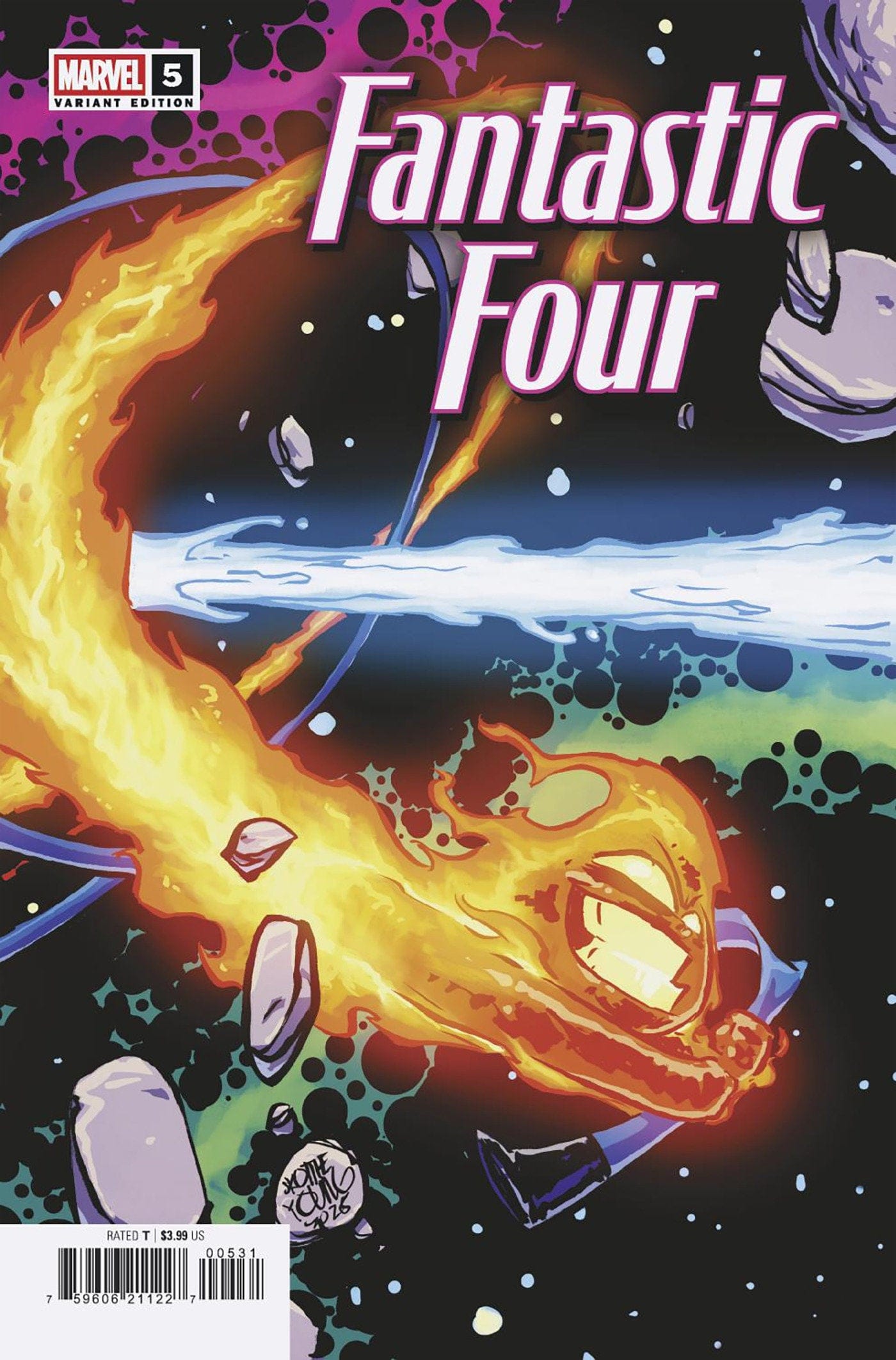 Marvel NEW THIS WEEK FANTASTIC FOUR #5 SKOTTIE YOUNG 5-PART CONNECTING VARIANT [VF/NM]