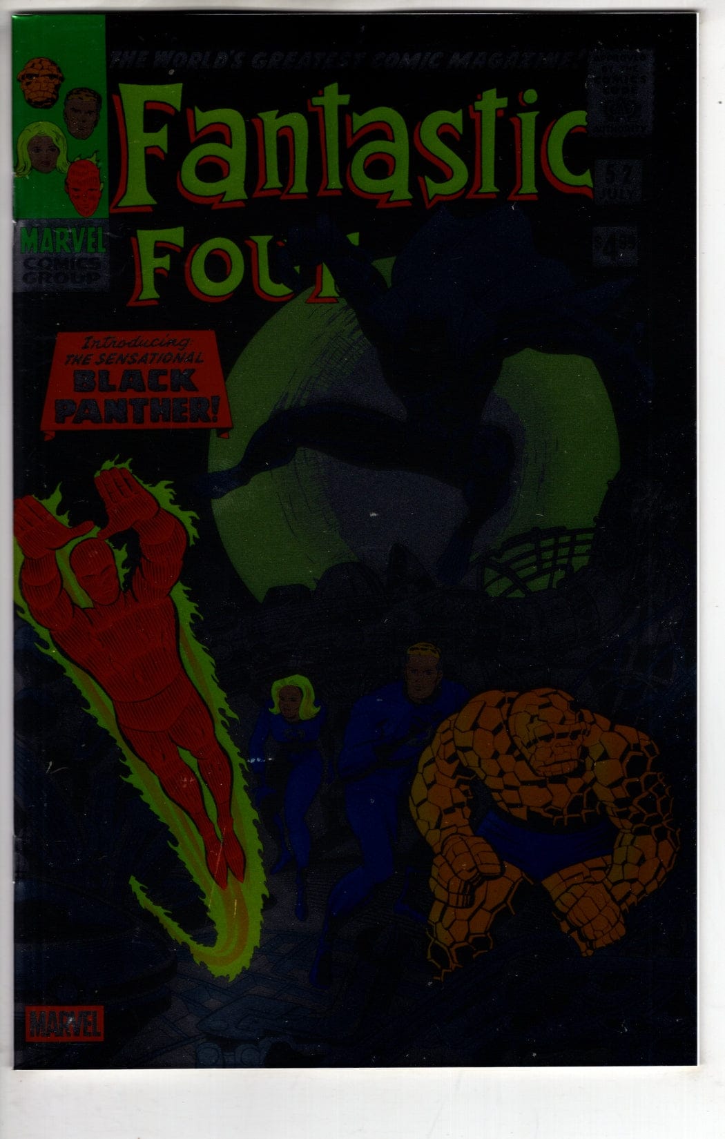 Marvel NEW THIS WEEK FANTASTIC FOUR #52 FACSIMILE EDITION FOIL VARIANT [NEW PRINTING] (VF/NM)